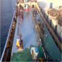 Rust Grip application on sea-going vessel
